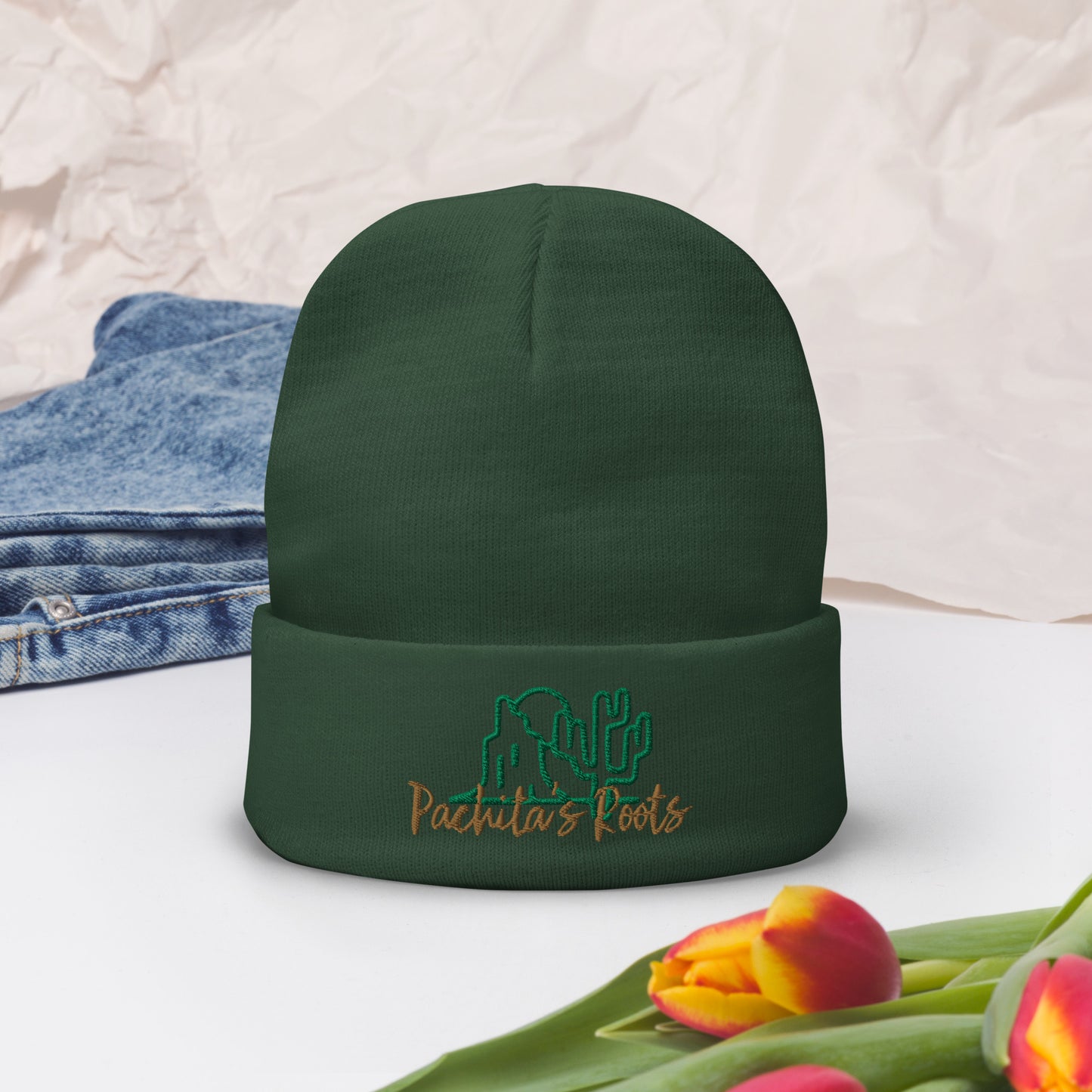 Embroidered Beanie